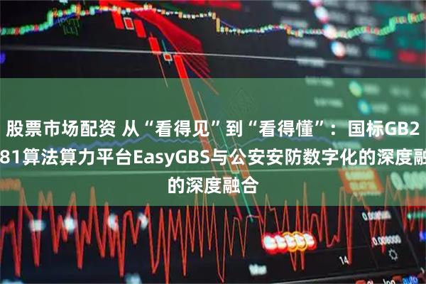 股票市场配资 从“看得见”到“看得懂”：国标GB28181算法算力平台EasyGBS与公安安防数字化的深度融合